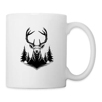 Ready for the hunting season Deer hunting for hunters - Mug - white - Right