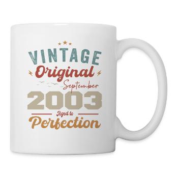 September 2003 Anniversary 2003 September Gift - Mug - white - Right