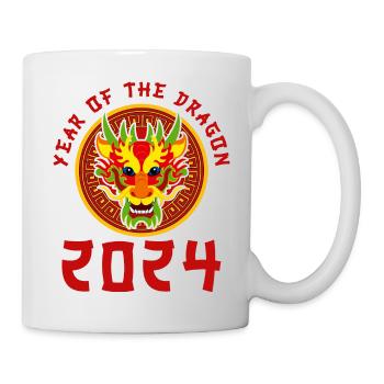 Chinesisches Neujahr Drache China Asian I Geschenk - Tasse - Weiß - Rechts