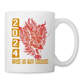 Chinesisches Neujahr Drache China Asian I Geschenk - Tasse - Weiß - Rechts