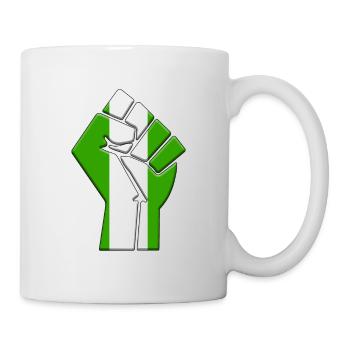 Nigeria Africa Flag Nigerian Country Pride Native - Mug - white - Right