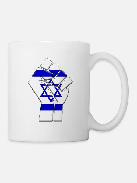 Israel Flag Israeli Country Pride Native Ancestry - Mug - white