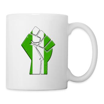 Nigeria Africa Flag Nigerian Country Pride Native - Mug - white - Right