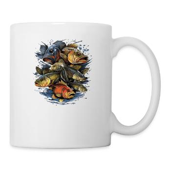Anglers Fish Collection Fishing Boat-Fishing - Mug - white - Right