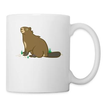 Barrage Il - Mug blanc - blanc - Droite