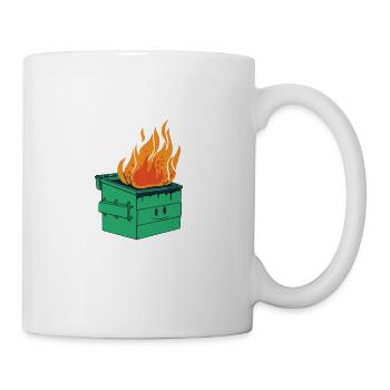 Emotional Heartbroken Quote Emotional Dumpster - Mug - white - Right