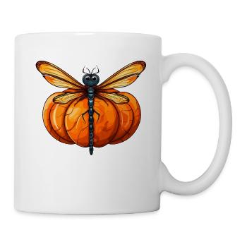 Dragonfly Pumpkin Lazy Halloween Party Costume Child - Mug - white - Right