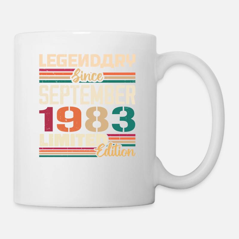 Septembre 1983 Jubilé 1983 Septembre Don - Mug blanc - blanc