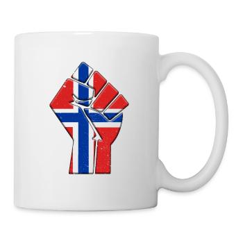 Norway Flag Norwegian Country Pride Native Family - Mug - white - Right