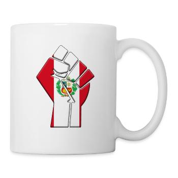 Peru Flagge Peruanischer Landstolz Ureinwohner Abstammung - Tasse - Weiß - Rechts
