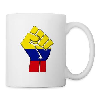 Colombia Flag Colombian Country Pride Native - Mug - white - Right