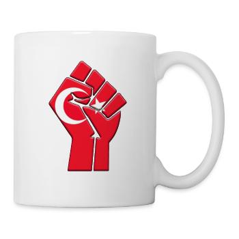 Turkey Flag Country Pride Native Ancestry Family - Mug - white - Right