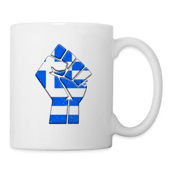 Greece Flag Greek Country Pride Native Family - Mug - white - Right