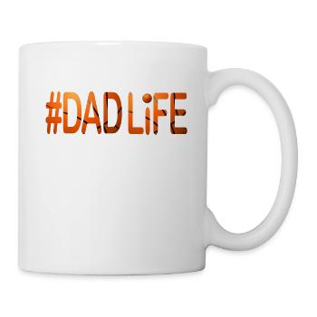 Basketball Dadlife - Tasse - Weiß - Rechts