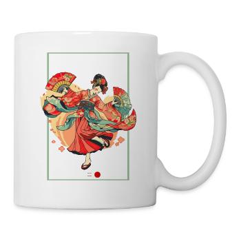 Tokyo Asia 80s Japanese Retro Geishas Geisha - Mug - white - Right