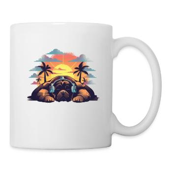 Bouledogue - Mug blanc - blanc - Droite