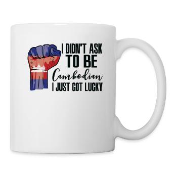 Fierté cambodgienne Drapeau cambodgien - Mug blanc - blanc - Droite