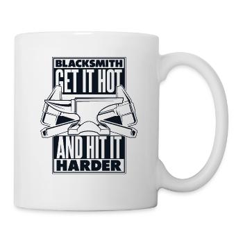 Blacksmith Get It Hot And Hit It Harder Forging - Mug - white - Right