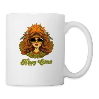 Hippie-Küken - Tasse - Weiß - Rechts