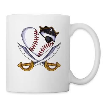 Baseball Pirate Sports Baseball Bats Pirate - Mug - white - Right