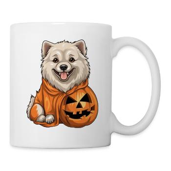 Eskimo Dog Pumpkin Lazy Halloween Party Costume - Mug blanc - blanc - Droite