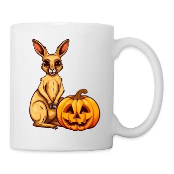 Känguru-Kürbis-Lazy-Halloween-Partykostüm für - Tasse - Weiß - Rechts