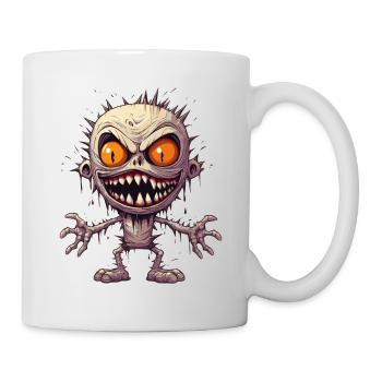 Halloween Monster Mummy Costume d’horreur effrayant - Mug blanc - blanc - Droite