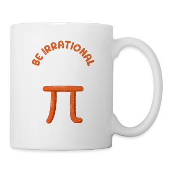 Be irrational It's Pi Tag Math Symbol - Mug - white - Right