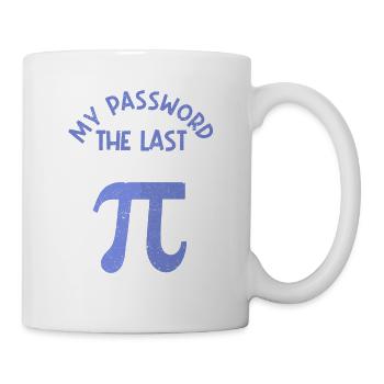 Mon mot de passe correspond aux 8 derniers chiffres de Pi - Mug blanc - blanc - Droite