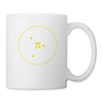 Atom Pi Day Math Science 3.14 Geek Enseignant Élève - Mug blanc - blanc - Droite
