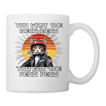 Cat Shirt Cat Gift Idea Putty - Mug - white - Right
