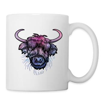 Juste un garçon qui aime les vaches des Highlands - Mug blanc - blanc - Droite