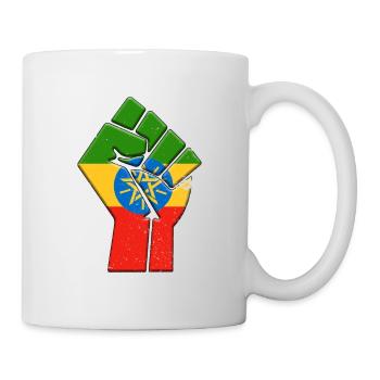 Ethipoia Flag Ethiopian Country Pride Native - Mug blanc - blanc - Droite