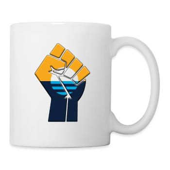 Stadt Milwaukee Flagge Stolz Eingeborenes Familienhaus - Tasse - Weiß - Rechts