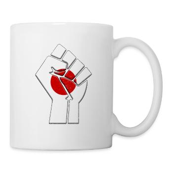 Japanische Flagge Japanischer Landstolz Einheimische Familie - Tasse - Weiß - Rechts