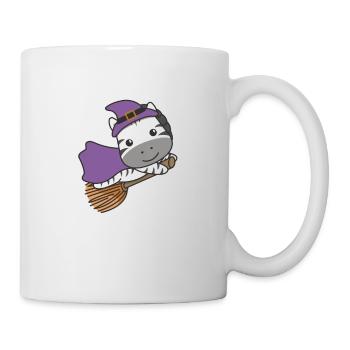 Zebra Halloween Witch Kids Witch Costume - Mug - white - Right