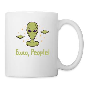 Eww People Außerirdischer Ufo Conspiracy Alien - Mug - white - Right