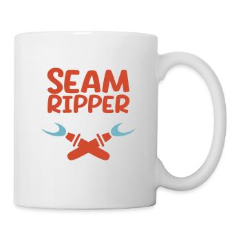 If you see a seam ripper, there is now no - Mug - white - Right