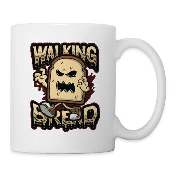 Walking Bread, drôle de costume d’Halloween - Mug blanc - blanc - Droite