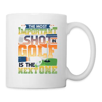 The most important shot in golf is the next - Mug - white - Right