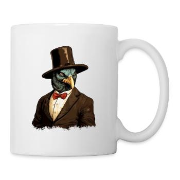 Thanksgiving American Pilgrim Turkey - Mug - white - Right
