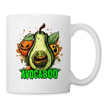 Avocat Halloween végétarien végétarien - Mug blanc - blanc - Droite