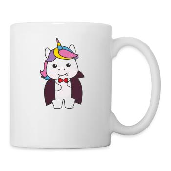Unicorn Happy Halloween Cute Vampire Costume - Mug - white - Right