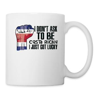 Fierté du Costa Rica Drapeau du Costa Rica cultivé - Mug blanc - blanc - Droite
