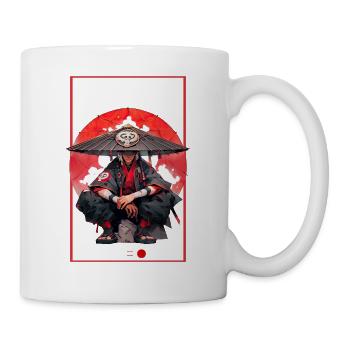 Asie 80s Samouraï Rétro Japonais Samouraï - Mug blanc - blanc - Droite