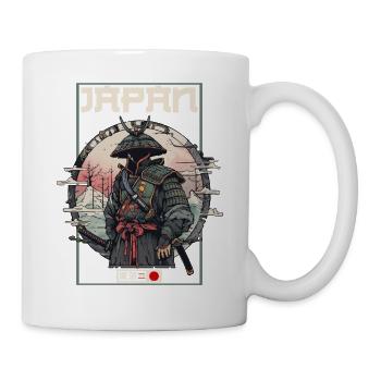 Asien 80er Japanischer Retro Samurais Samurai - Tasse - Weiß - Rechts