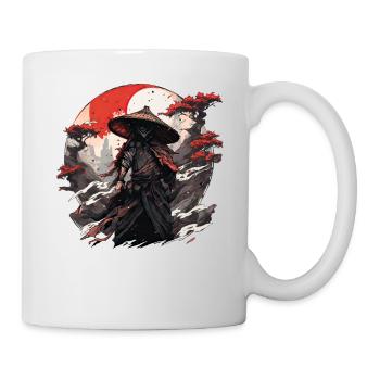 Asie 80s Samouraï Rétro Japonais Samouraï - Mug blanc - blanc - Droite