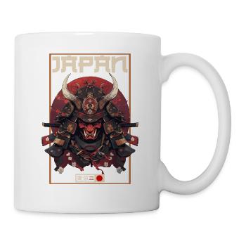 Asie 80s Samouraï Rétro Japonais Samouraï - Mug blanc - blanc - Droite