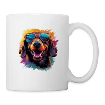 Dackel Hund für einen Hundebesitzer Dackel - Tasse - Weiß - Rechts