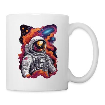 Kosmische Entdeckung Astronaut im Weltall - Tasse - Weiß - Rechts